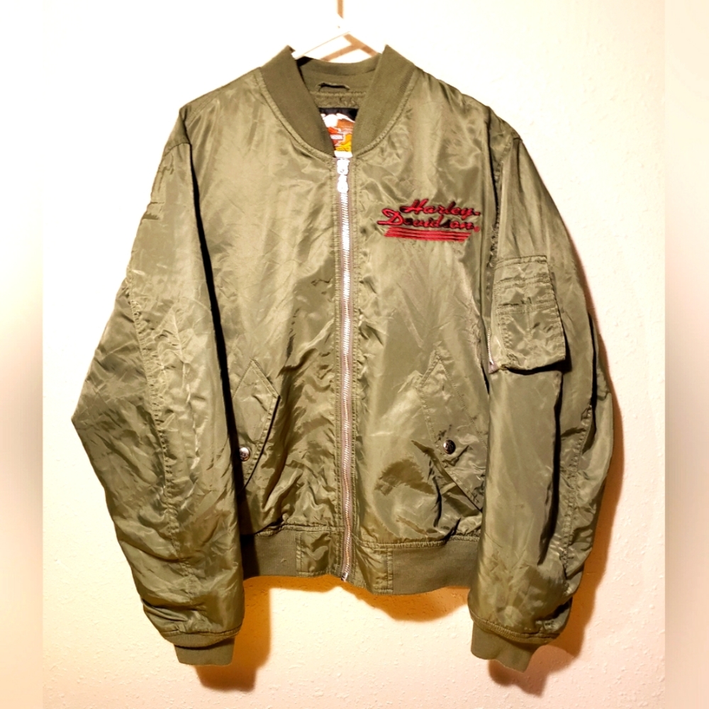Harley Davidson Bomber Jacket Size Small